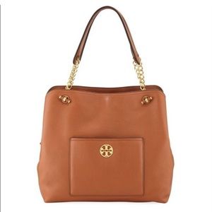 Tory Burch Chelsea Slouchy Tote tan